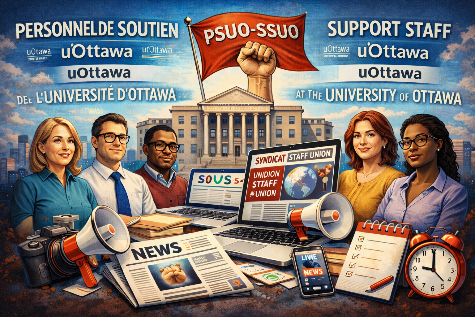 Des nouvelles du Comité exécutif du Personnel de soutien