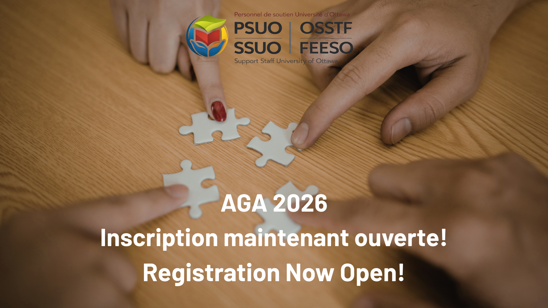 AGA 2026 du PSUO: Inscription maintenant ouverte!